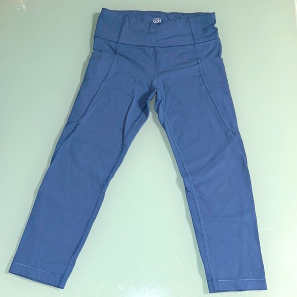 Athleta Girl High Rise Stash YourTreasures Capri .Size 8/10